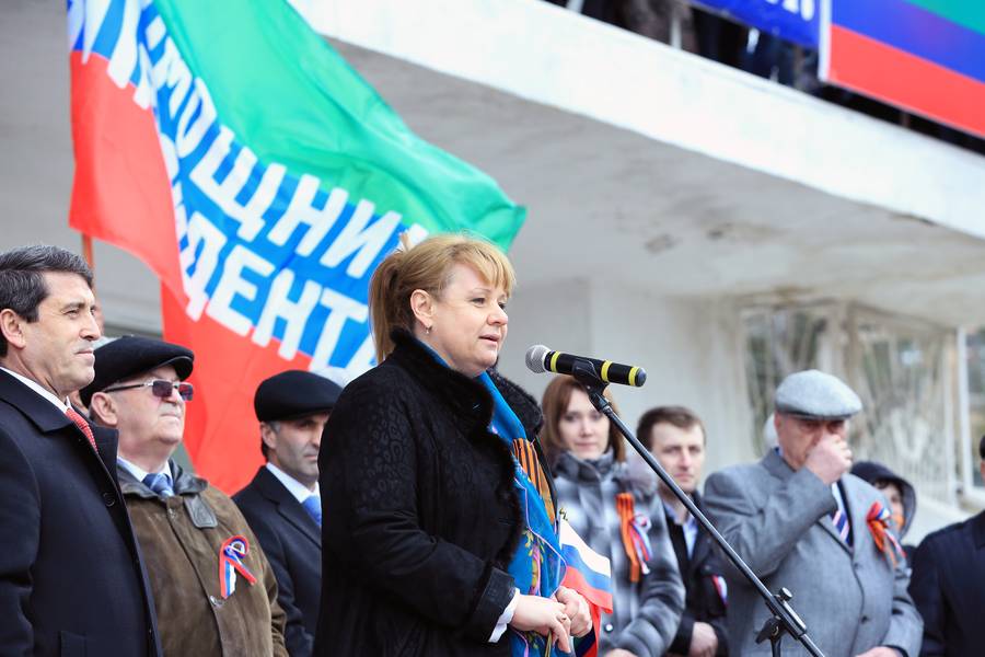 В Дагестане состоялся митинг в поддержку жителей Крыма