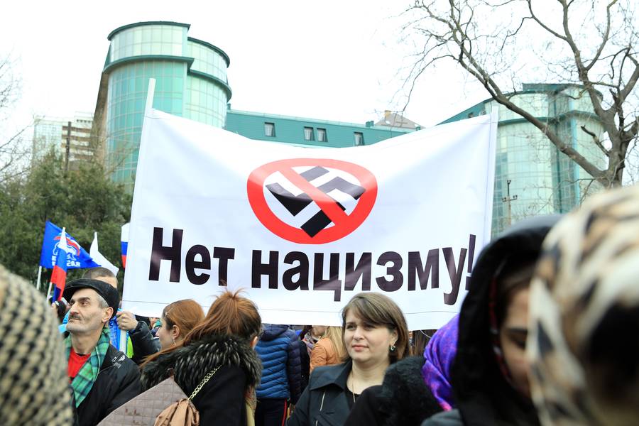 В Дагестане состоялся митинг в поддержку жителей Крыма