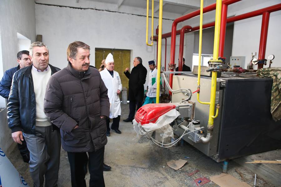 Магомед Исаев совершил рабочую поездку в Ботлихский район