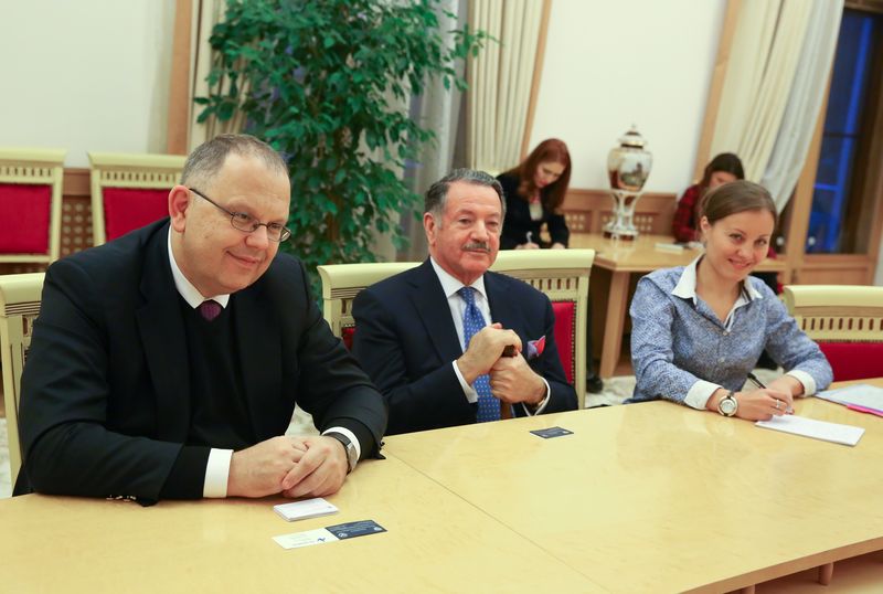 Абдусамад Гамидов встретился с чрезвычайным и полномочным послом Великого Герцогства Люксембург в России Пьером Феррингом