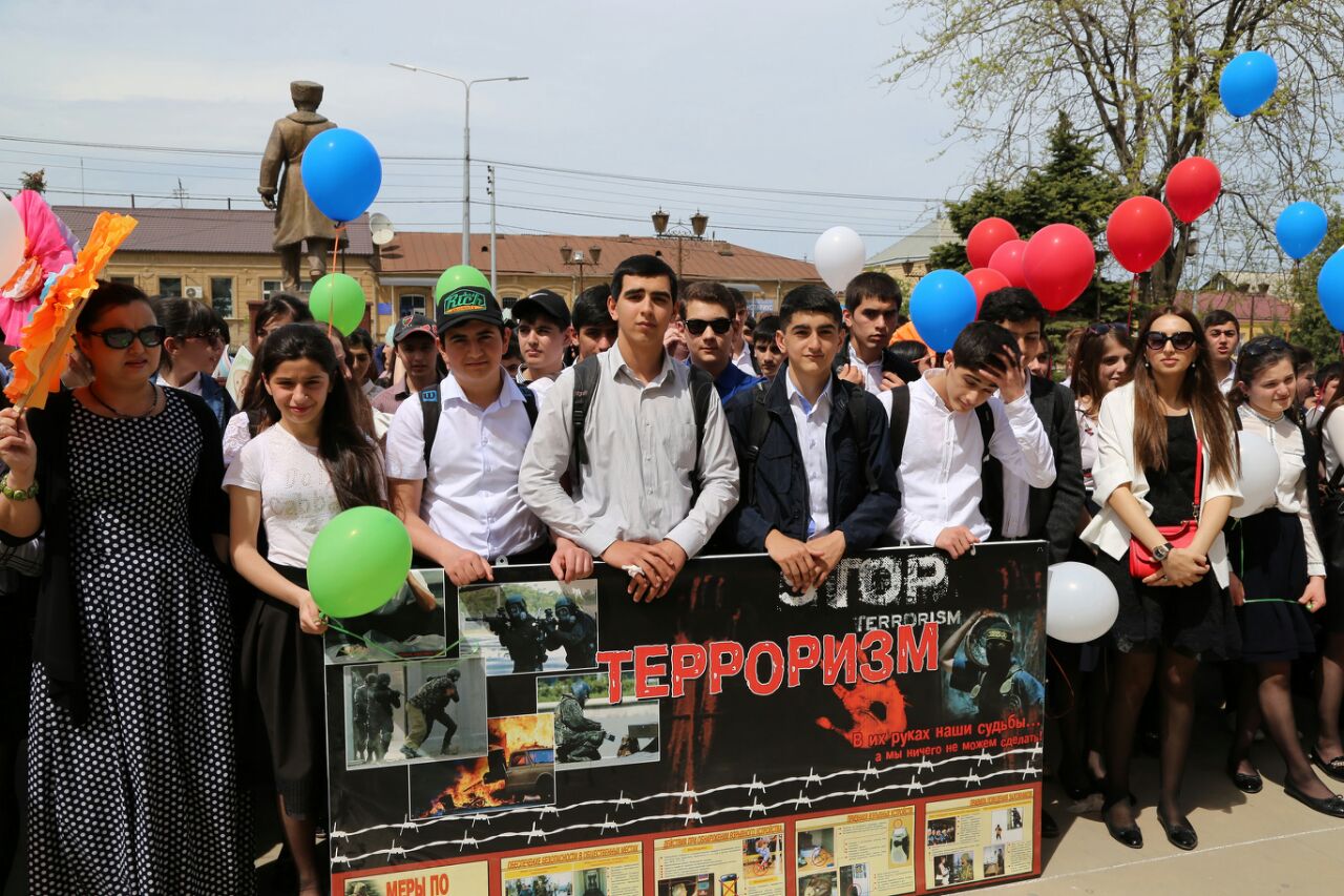 Рамазан Джафаров принял участие в  акции  против террора в Дербенте