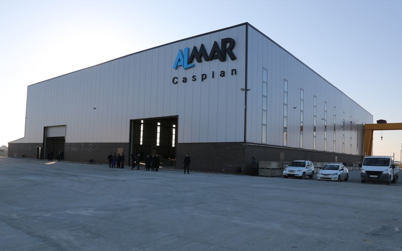 Рамазан Алиев принял участие в торжественном открытии завода «Алмар Каспиан»