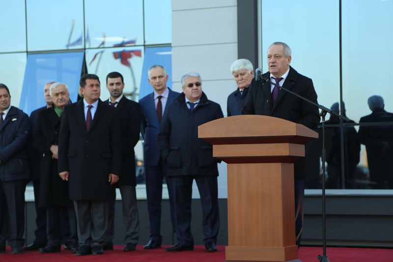 Рамазан Алиев принял участие в торжественном открытии завода «Алмар Каспиан»