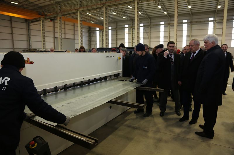 Рамазан Алиев принял участие в торжественном открытии завода «Алмар Каспиан»
