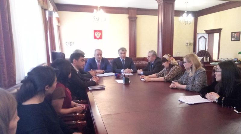 Коллективу Минимущества Дагестана представили нового руководителя