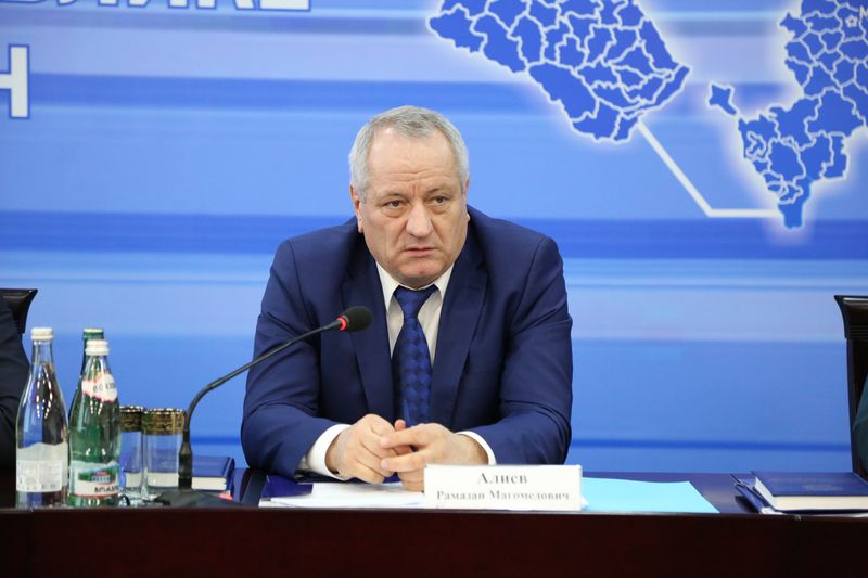 Рамазан Алиев принял участие в расширенном заседании коллегии УФНС России по РД