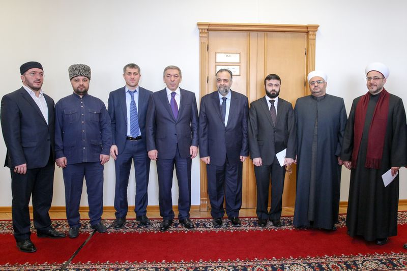 Абдусамад Гамидов встретился с министром по делам религий и вакуфов Сирийской Арабской Республики, шейхом Мухаммадом Абдус-Сатар Ас Сайидом