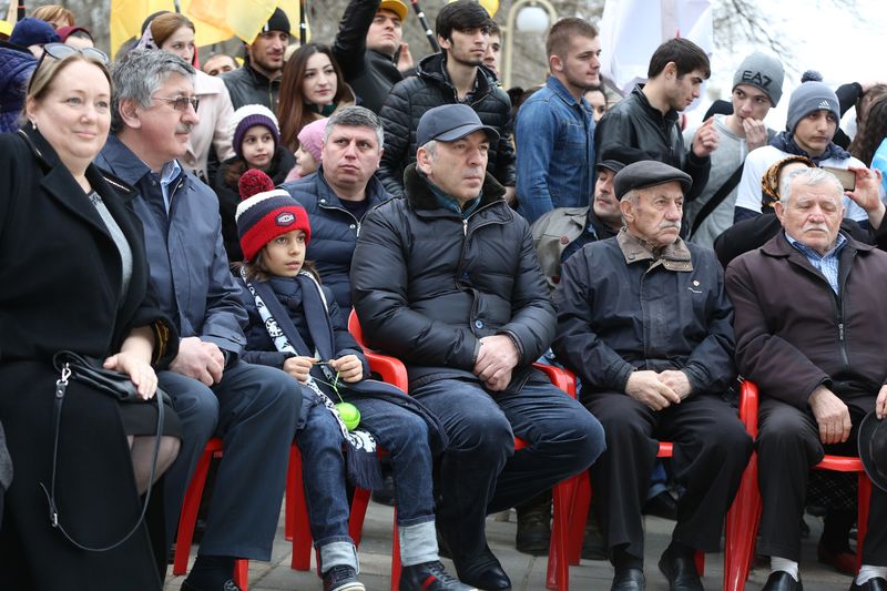 В Махачкале состоялся митинг-концерт, посвященный третьей годовщине воссоединения Крыма с Россией