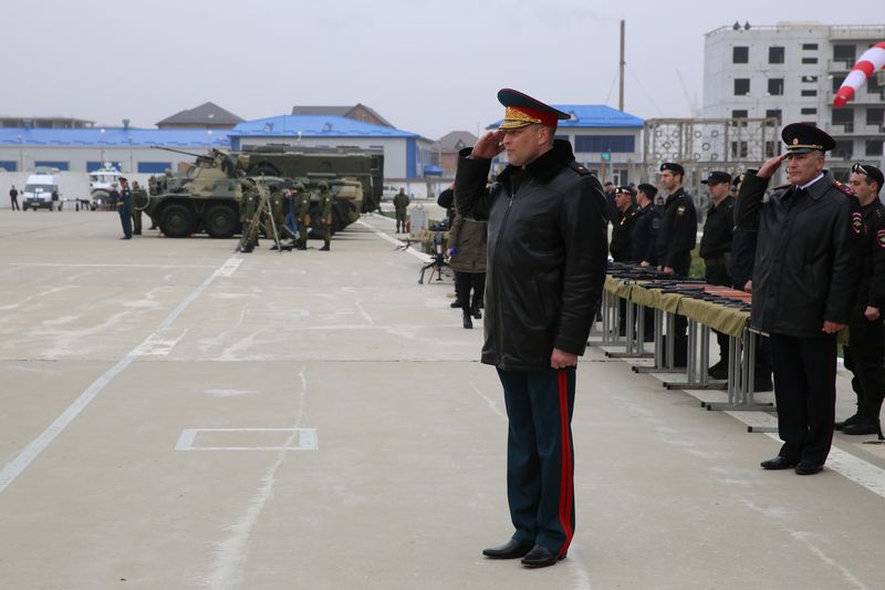 Первую годовщину со дня образования Росгвардии отметили в Дагестане