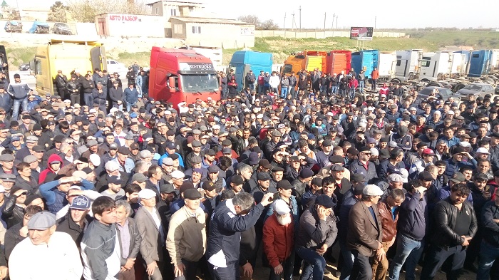 Дальнобойщики Дагестана прекратили акцию протеста
