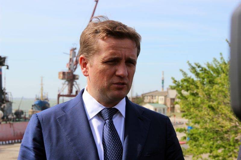 Илья Шестаков и Абдусамад Гамидов посетили Махачкалинский рыбный порт