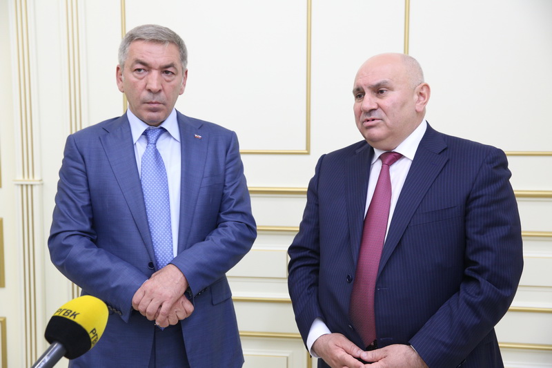 Под руководством Джамбулата Хатуова и Абдусамада Гамидова обсуждены перспективы развития мелиоративного комплекса Дагестана