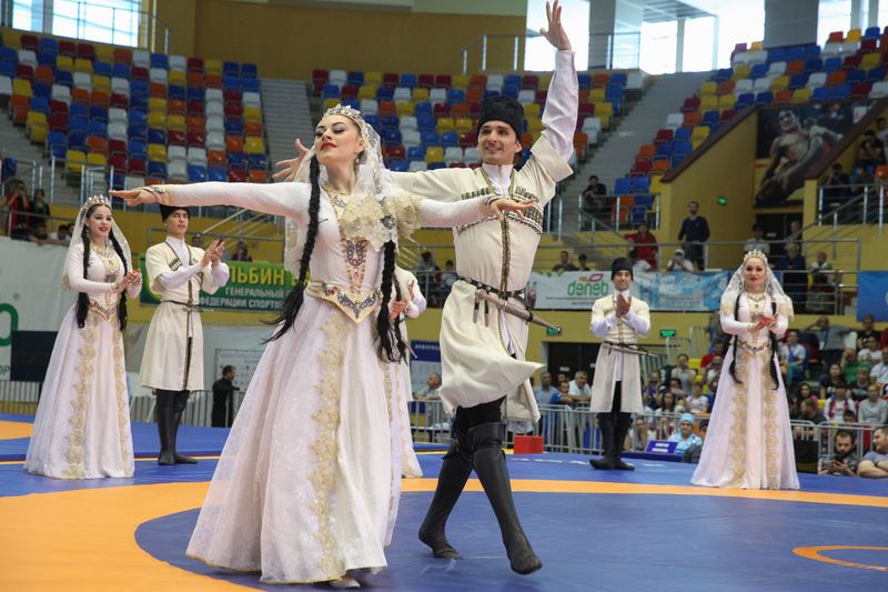 В Каспийске прошел женский чемпионат России по вольной борьбе