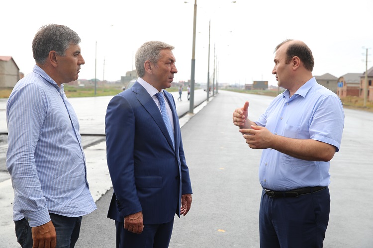 Глава Правительства Дагестана проинспектировал ход ремонтных работ на автодороге Махачкала – Каспийск