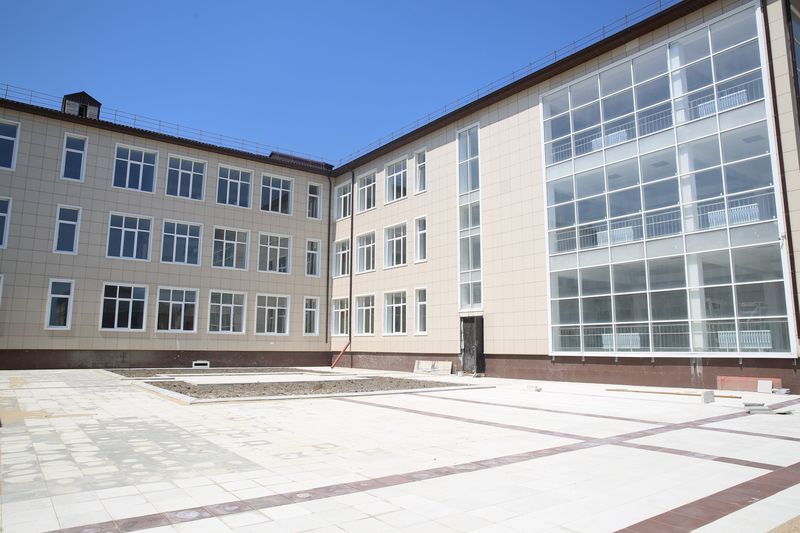 В микрорайоне Пальмира строится школа на 804 ученических места