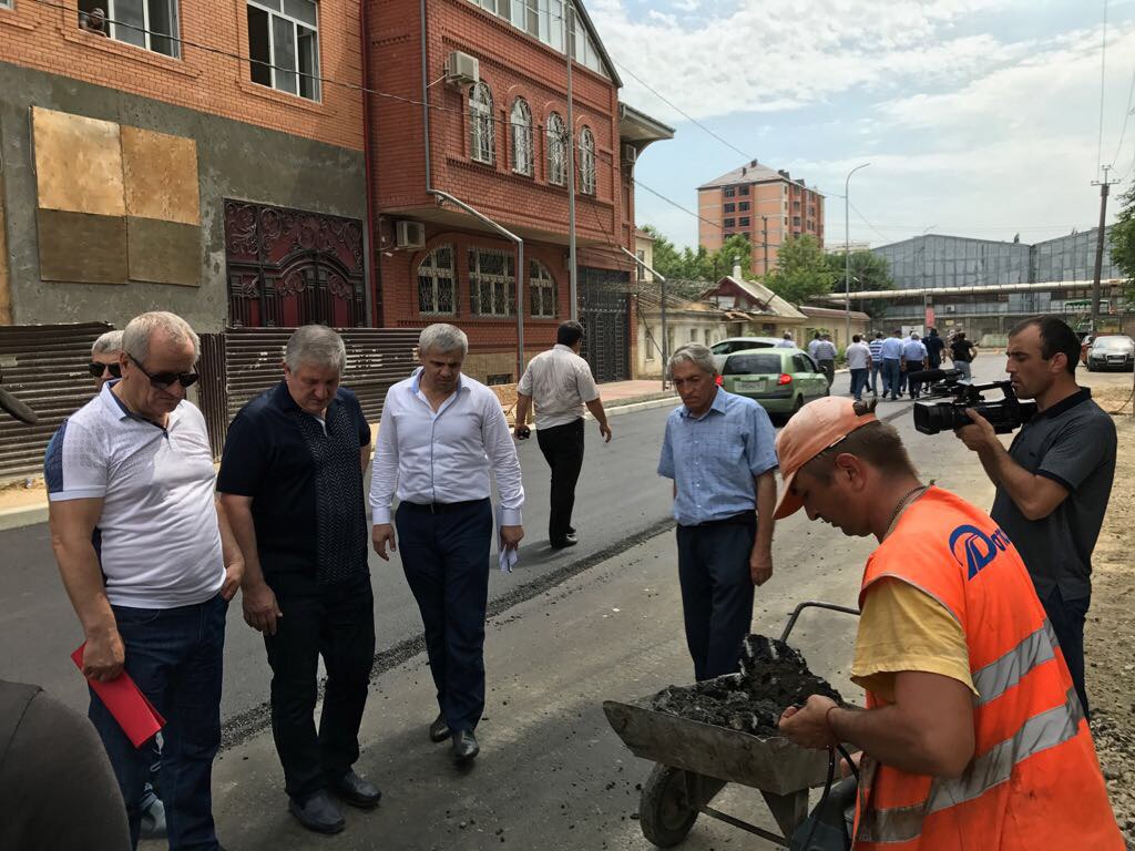 Рамазан Алиев проинспектировал ход реализации Программы комплексного развития транспортной инфраструктуры Махачкалы